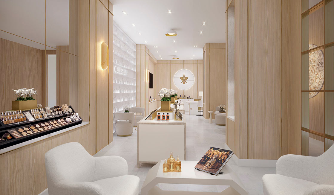 GUERLAIN wellness space at Waldorf Astoria in New York.