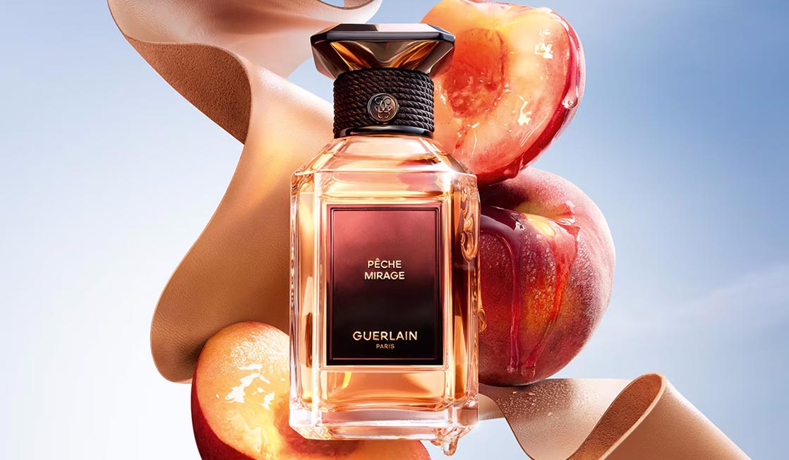 GUERLAIN L'Art & La Matière Pêche Mirage Eau de Parfum Bottle.